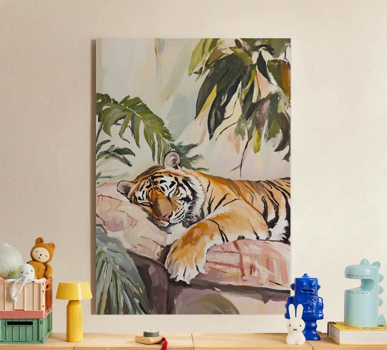 La tigre dorme plexiglass da Nikis Art Studio