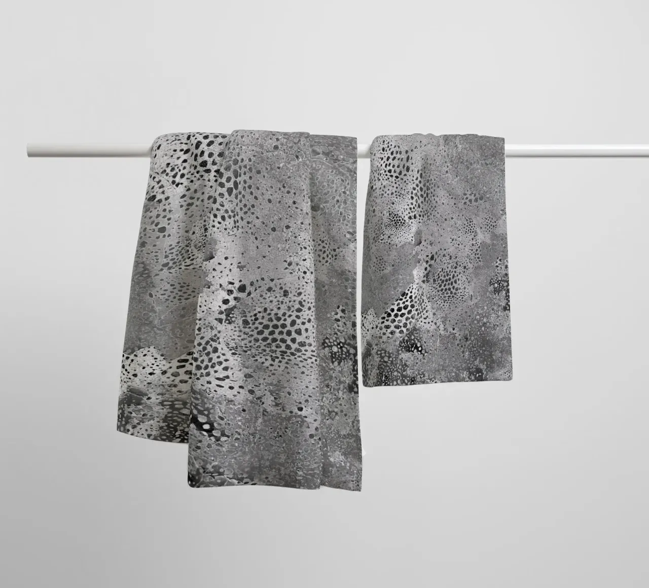 fade of grey towel by Giulio Iurissevich