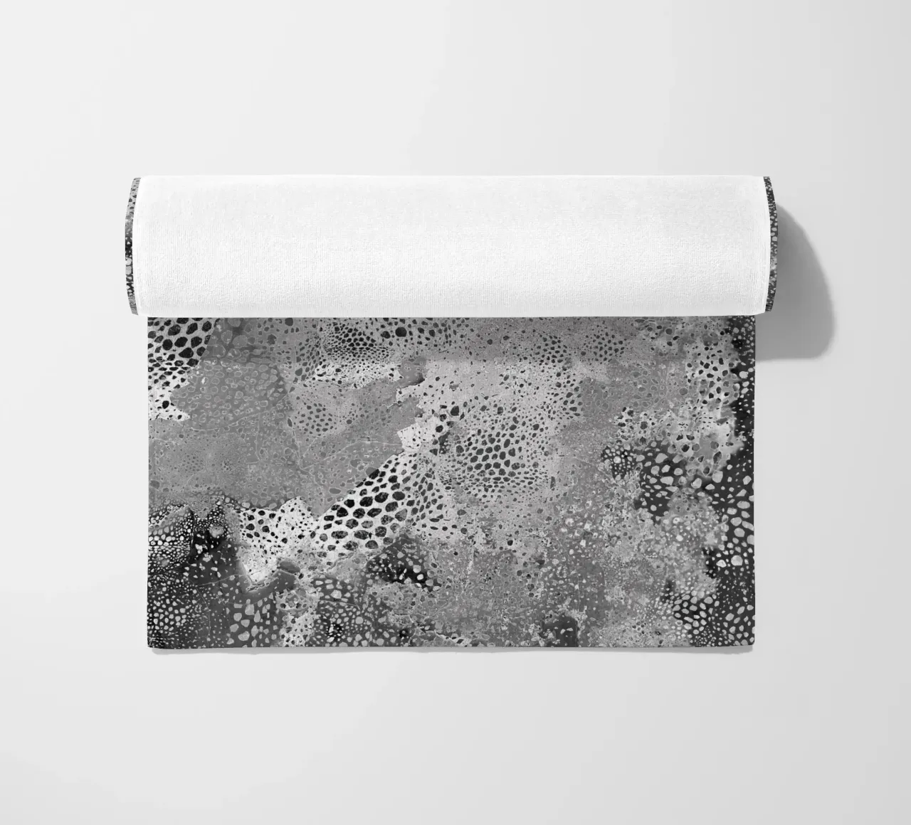 fade of grey beach towel by Giulio Iurissevich