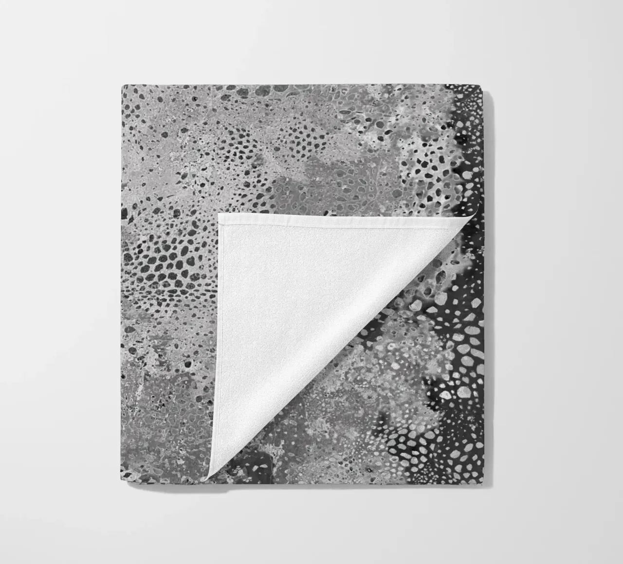 fade of grey beach towel by Giulio Iurissevich