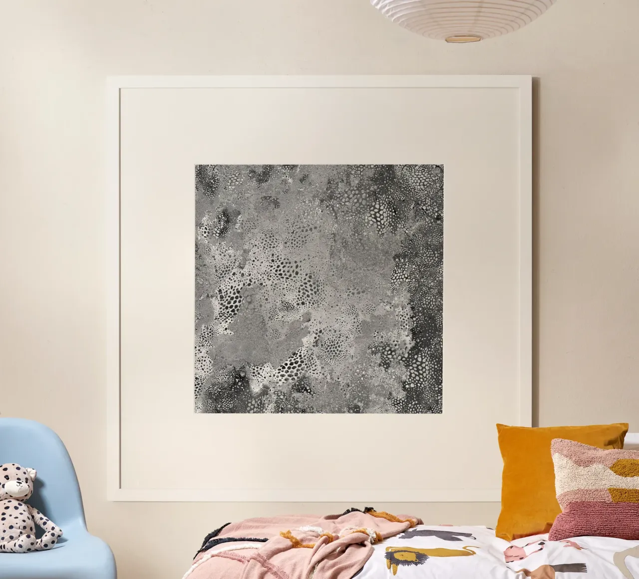 dissolvenza del grigio poster con telaio in plastica da Giulio Iurissevich