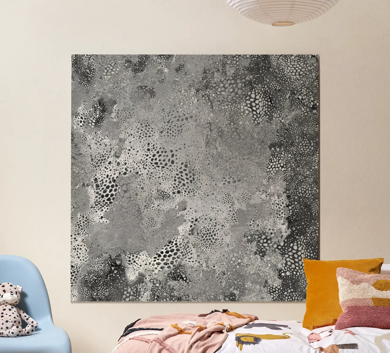 dissolvenza del grigio poster con telaio in plastica da Giulio Iurissevich