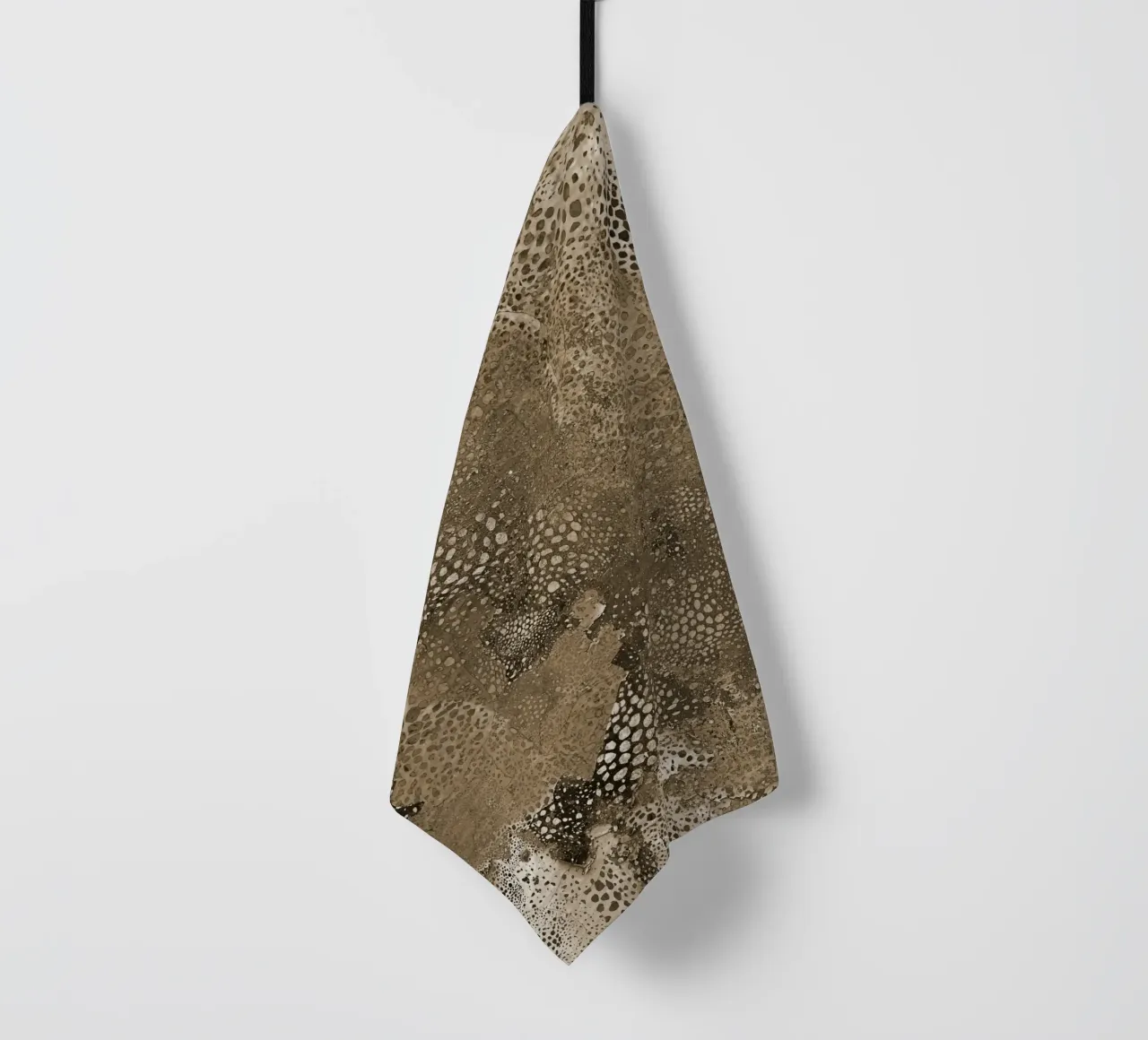 brown skin tea towel by Giulio Iurissevich