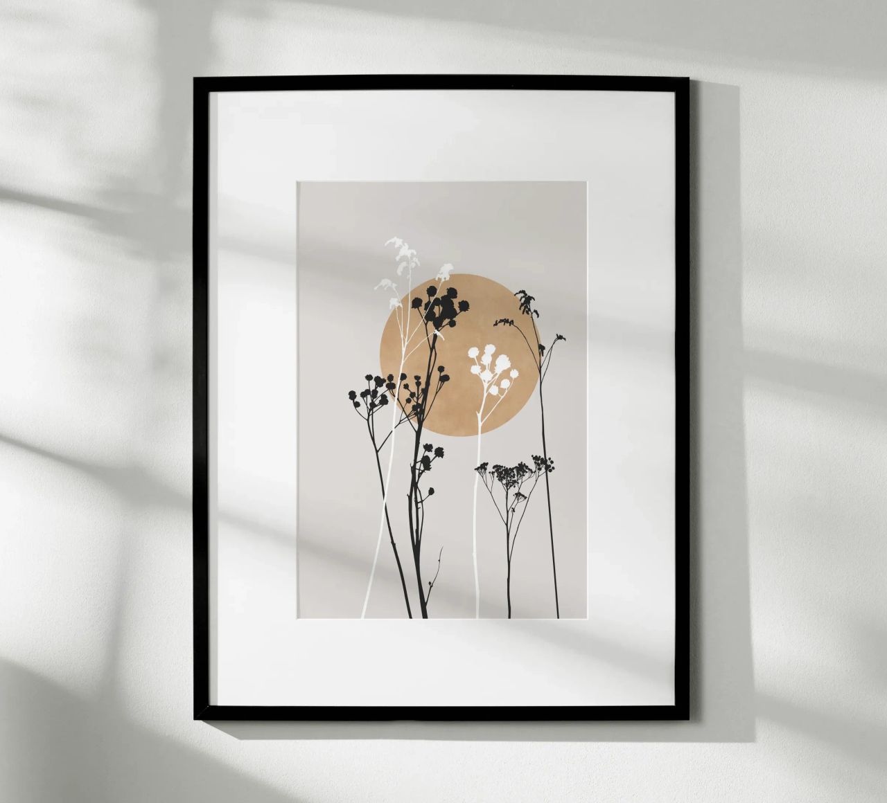 Bloemen zonsondergang poster de studiopicaprints