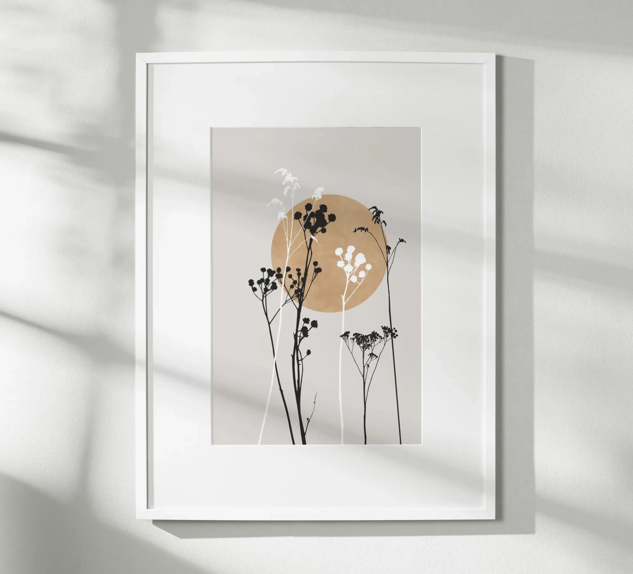 Bloemen zonsondergang poster de studiopicaprints