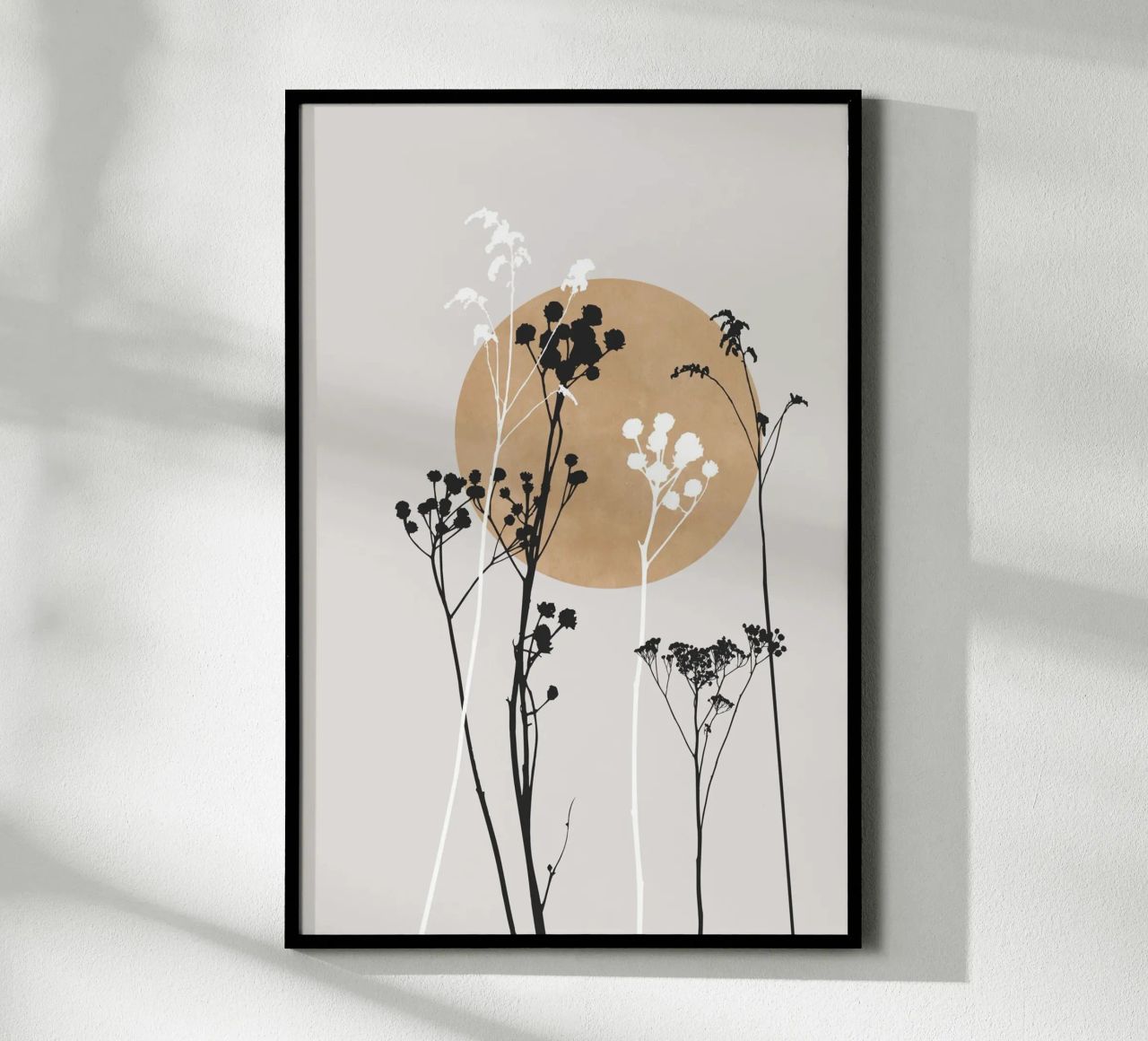 Bloemen zonsondergang poster de studiopicaprints