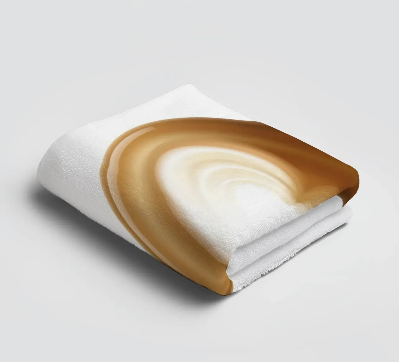 Barista kunst hartje towel by studiopicaprints