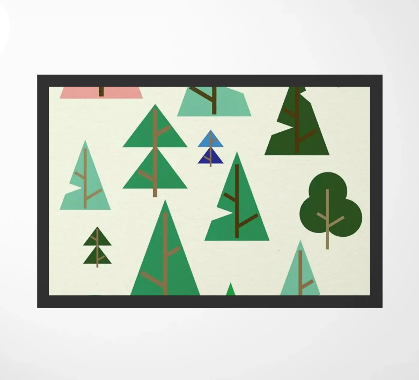 Winter Woods deurmat van Rosi Feist