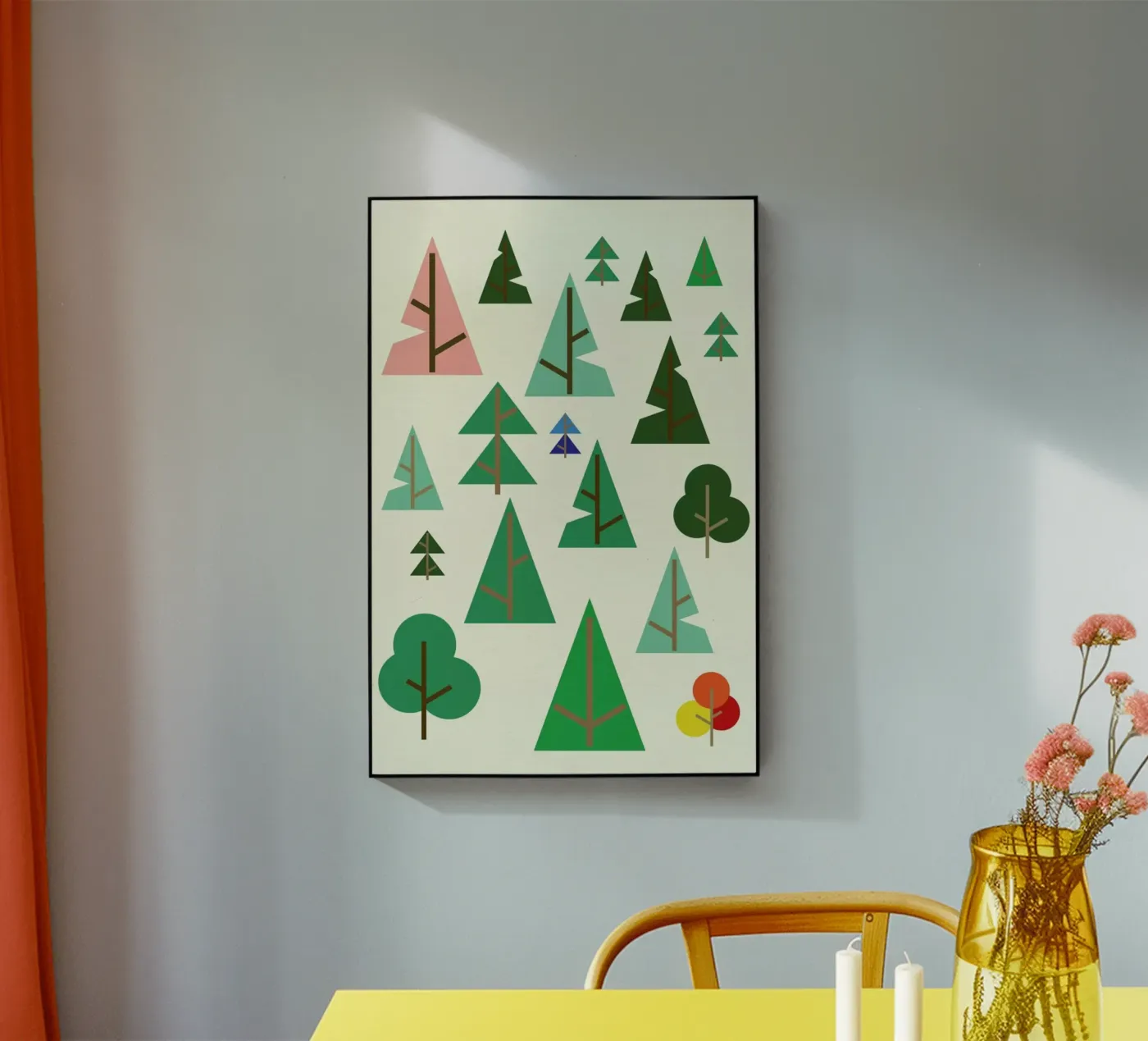 Winter Woods acrylic glass by Rosi Feist