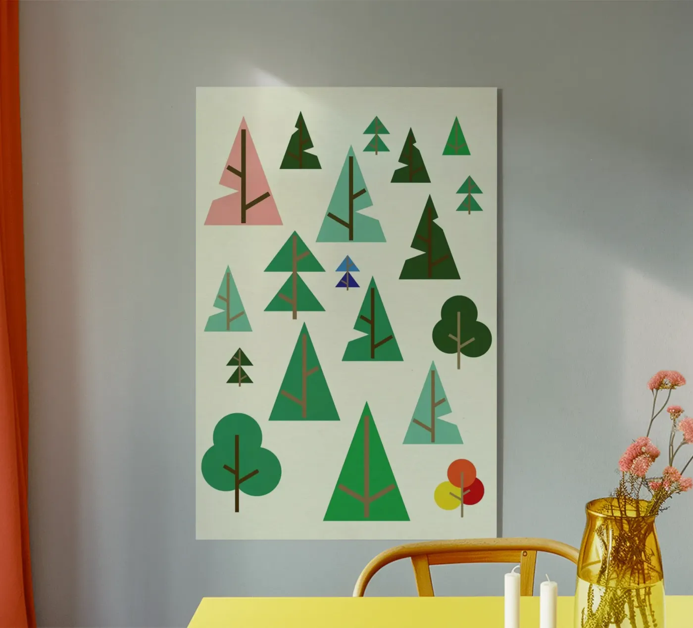 Winter Woods acrylic glass by Rosi Feist