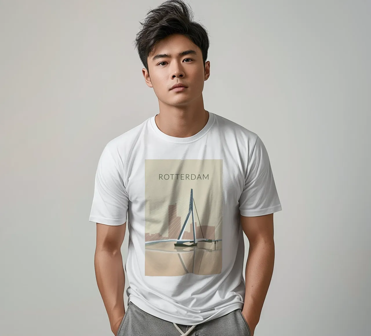 Erasmusbrug Rotterdam t-shirt da studiopicaprints