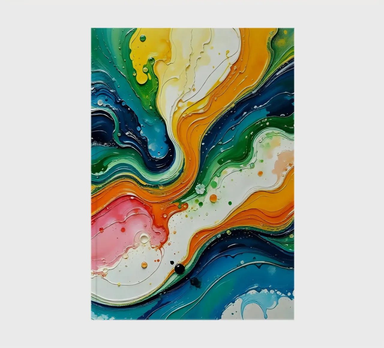 Colour gradient_1 notebook by Farb- und Blütenzauber by LK