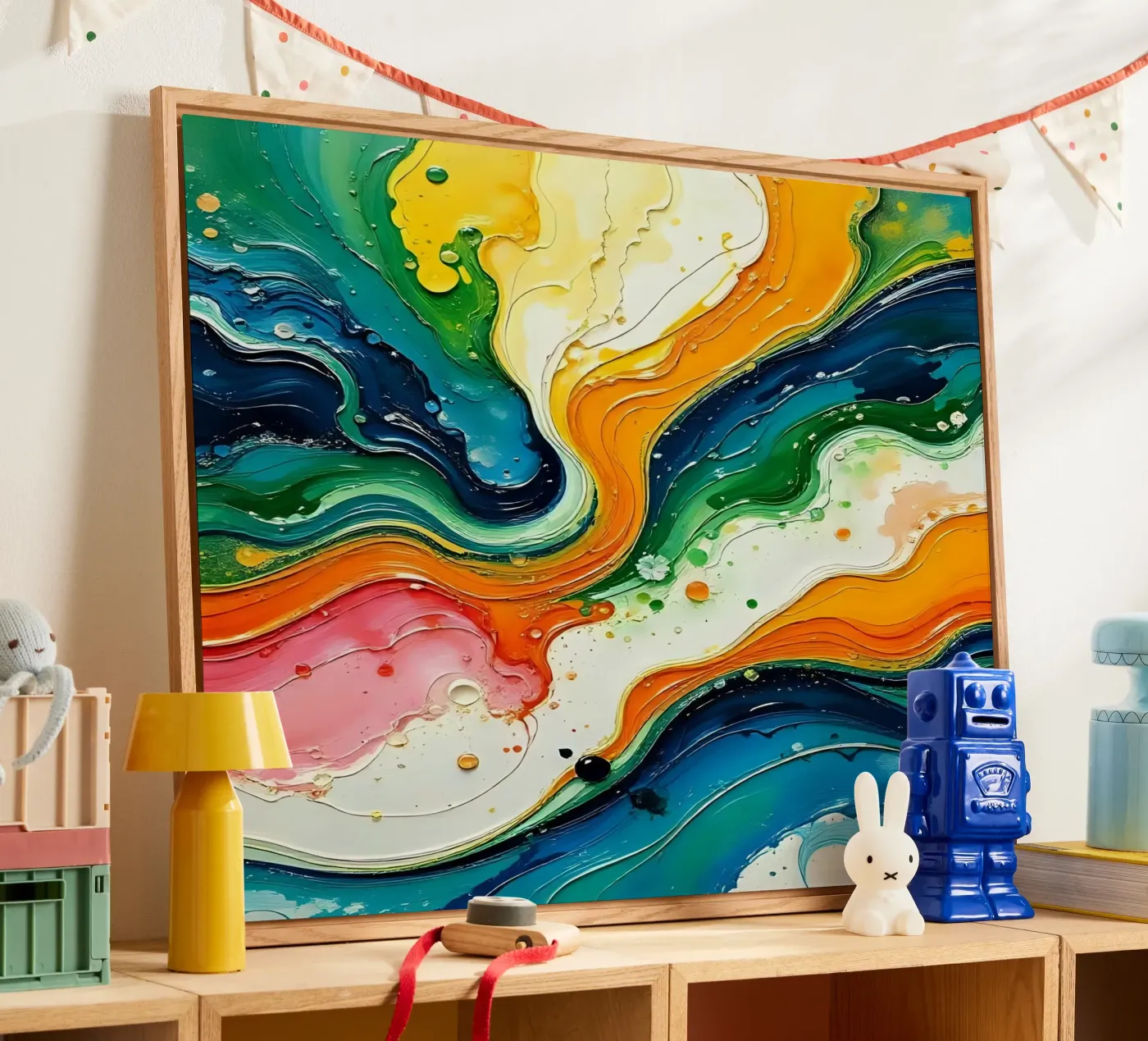 Kleurverloop_1 acryl van Farb- und Blütenzauber by LK