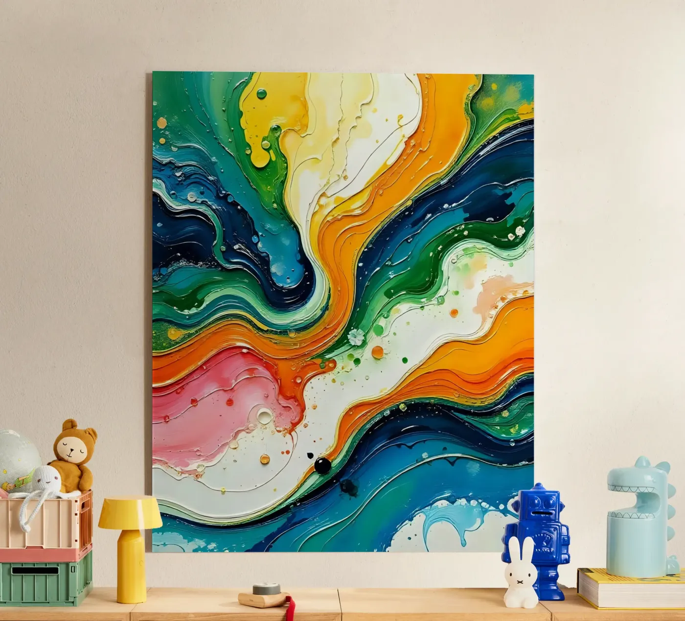 Kleurverloop_1 acryl van Farb- und Blütenzauber by LK