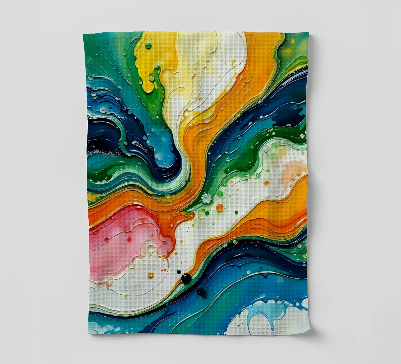 Colore gradiente_1 canovaccio da cucina da Farb- und Blütenzauber by LK