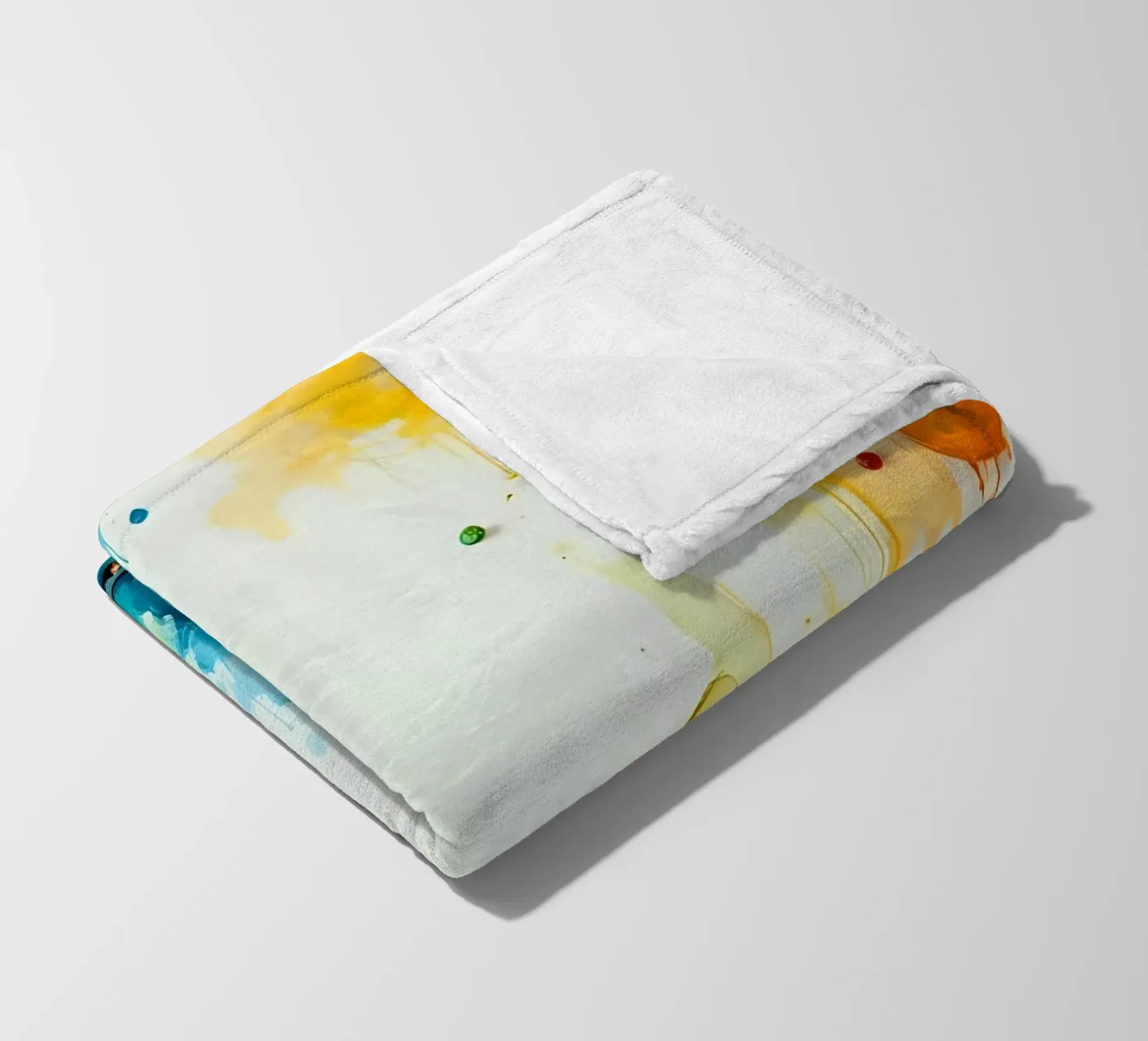 Colour gradient_2 fleece blanket by Farb- und Blütenzauber by LK