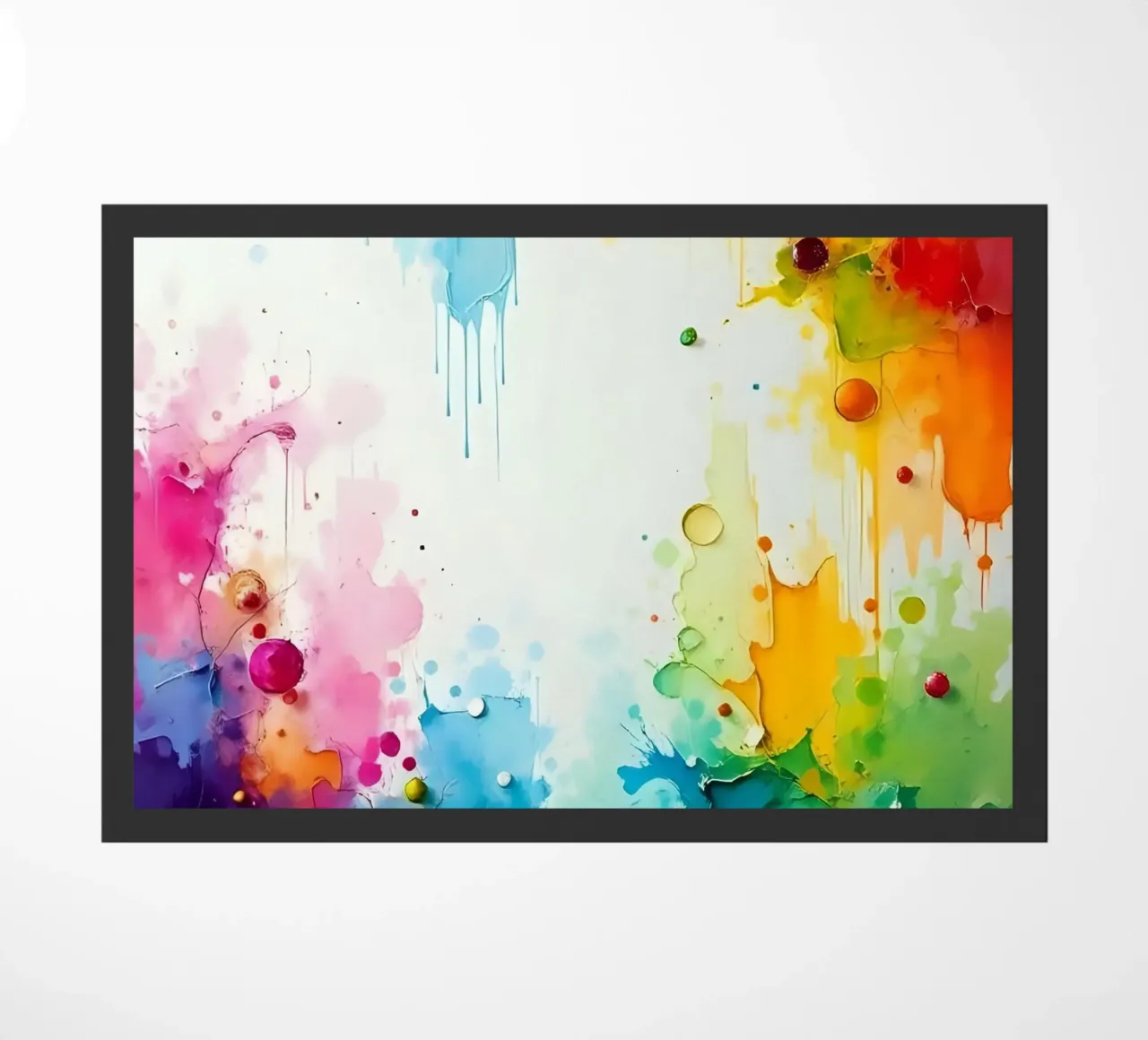 Colour gradient_2 doormat by Farb- und Blütenzauber by LK