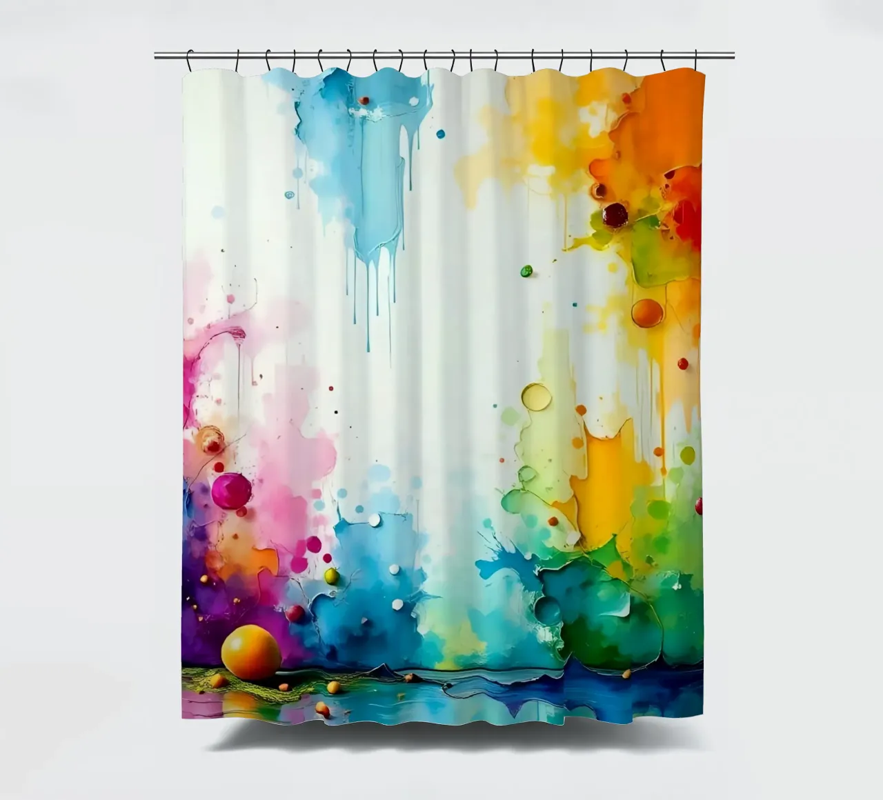 Colour gradient_2 shower curtain by Farb- und Blütenzauber by LK
