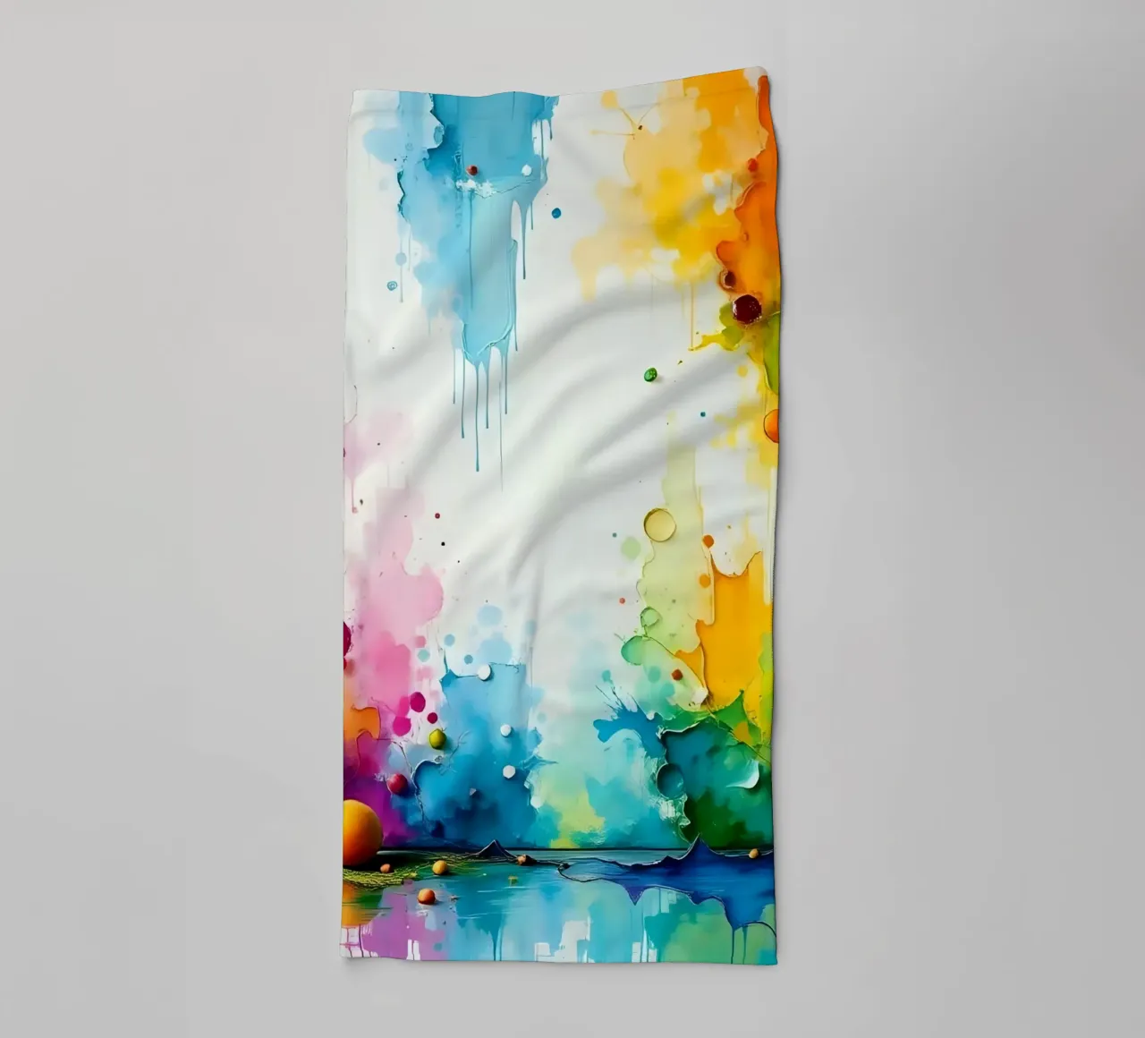 Colour gradient_2 towel by Farb- und Blütenzauber by LK