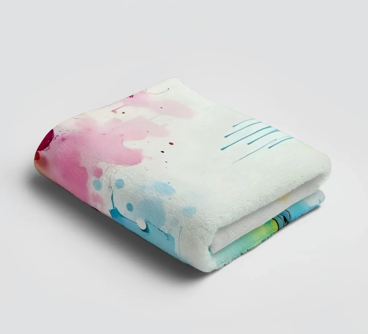 Colour gradient_2 towel by Farb- und Blütenzauber by LK