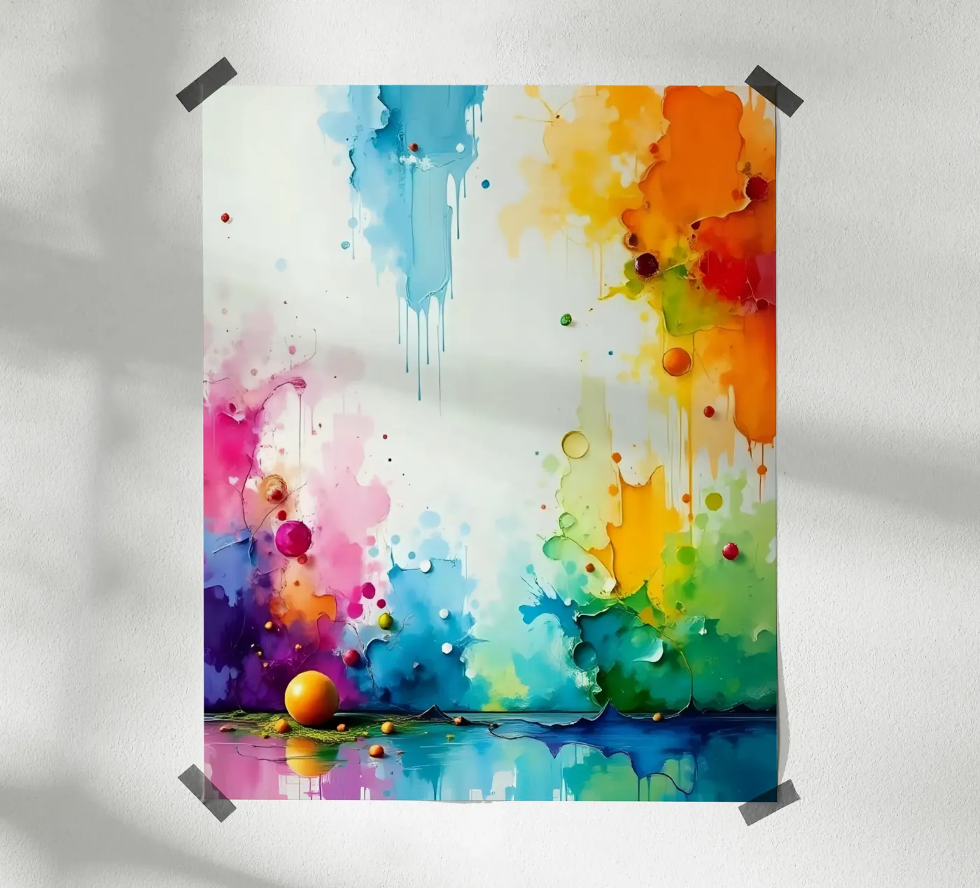 Colour gradient_2 poster by Farb- und Blütenzauber by LK