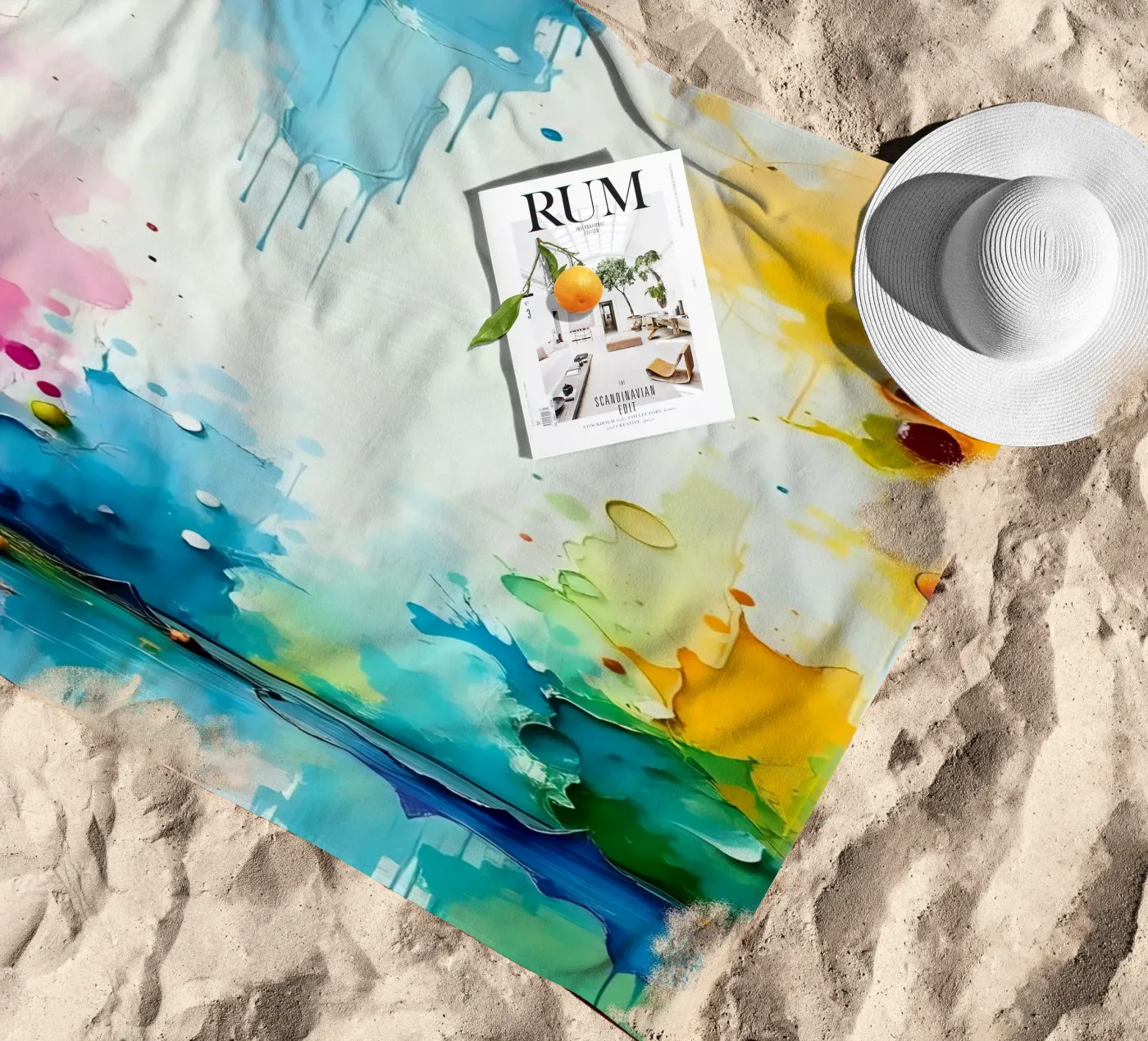 Colore sfumato_2 telo mare da Farb- und Blütenzauber by LK