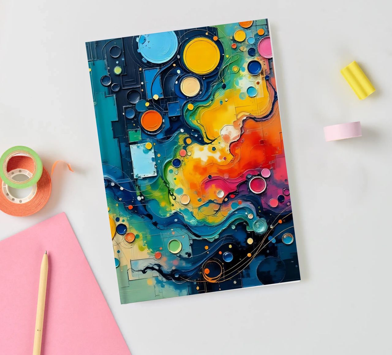 Colour gradient_3 notebook by Farb- und Blütenzauber by LK