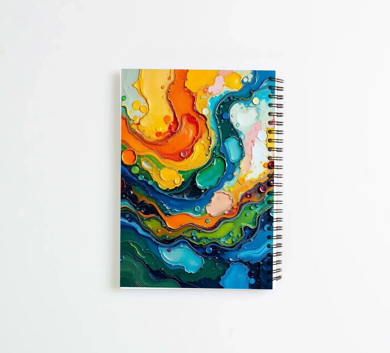 Colour gradient_4 spiral notebook by Farb- und Blütenzauber by LK