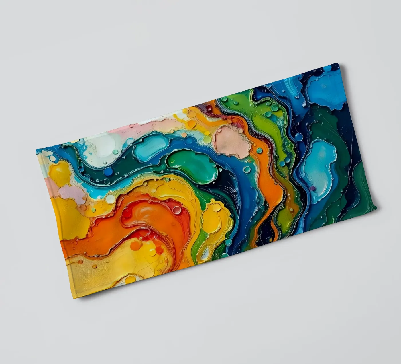 Colour gradient_4 towel by Farb- und Blütenzauber by LK