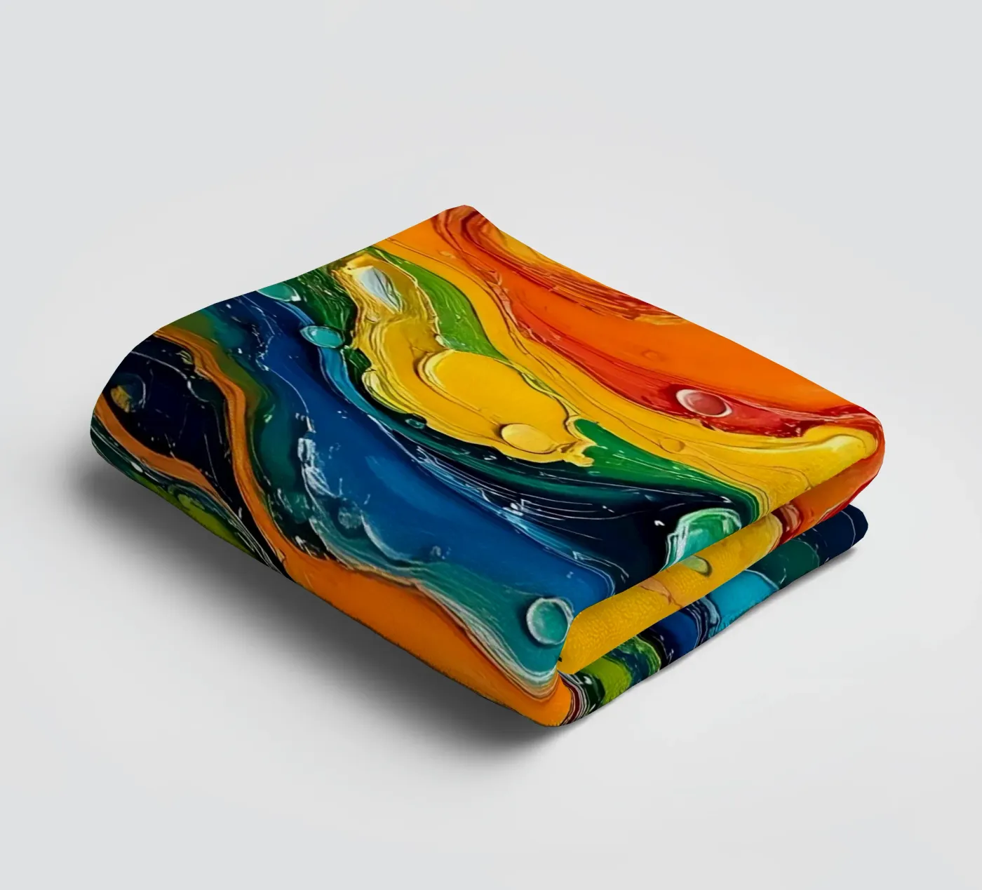 Colour gradient_4 towel by Farb- und Blütenzauber by LK