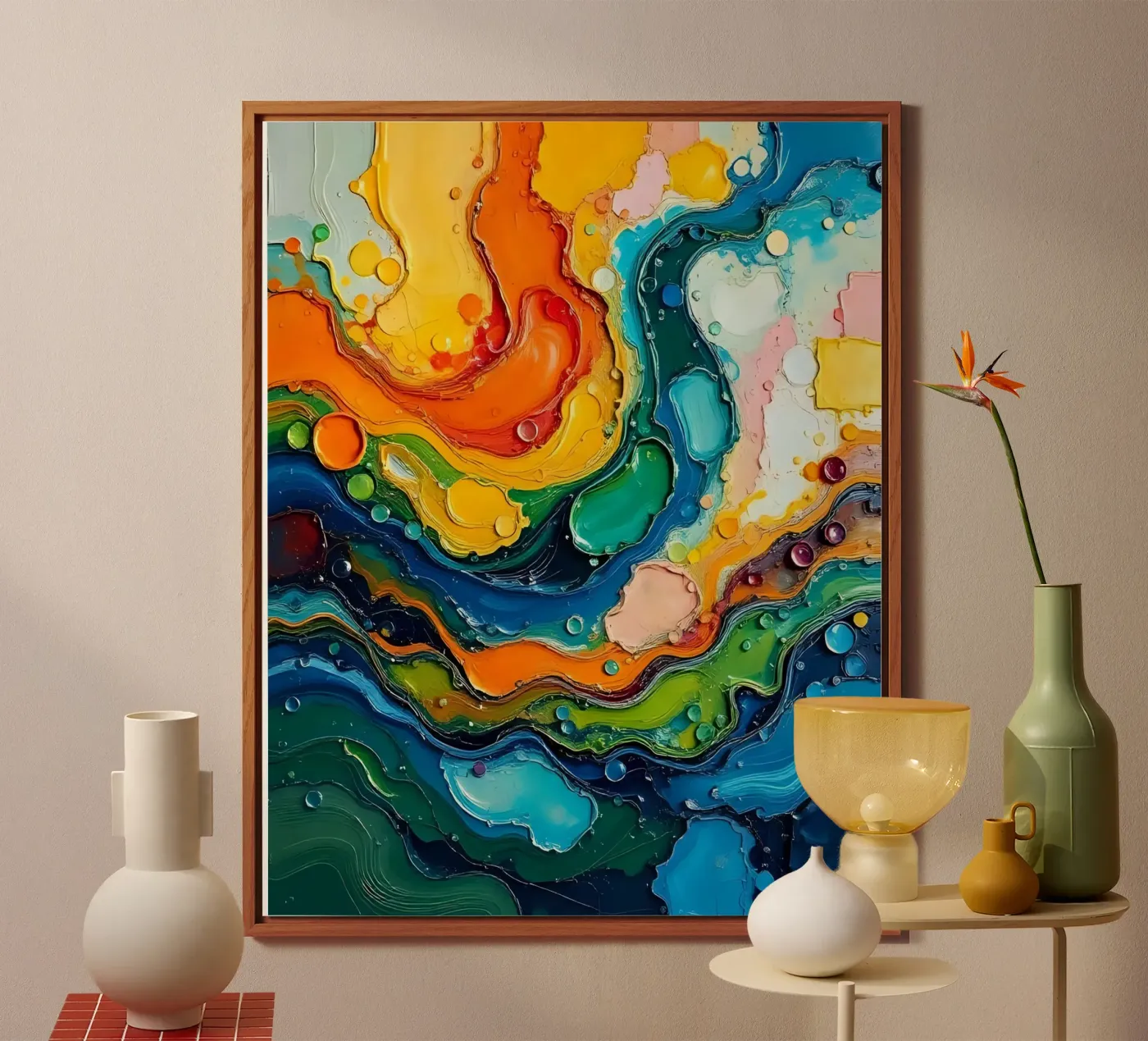 Colour gradient_4 forex plate by Farb- und Blütenzauber by LK