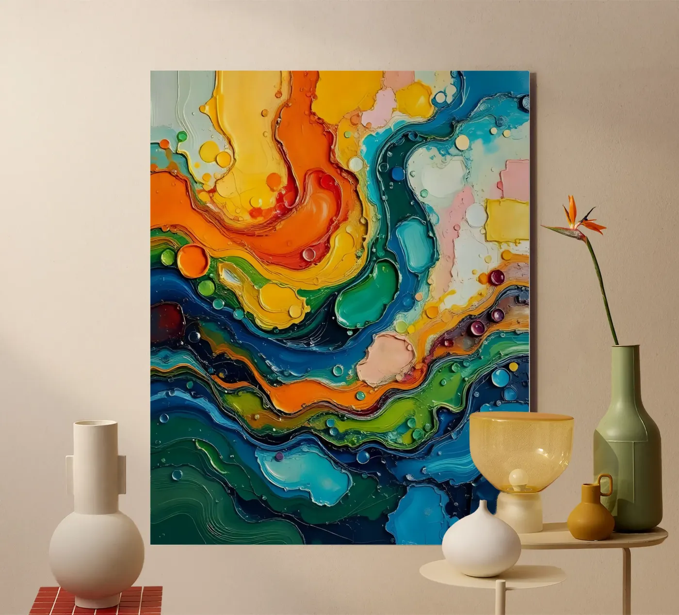 Colour gradient_4 forex plate by Farb- und Blütenzauber by LK