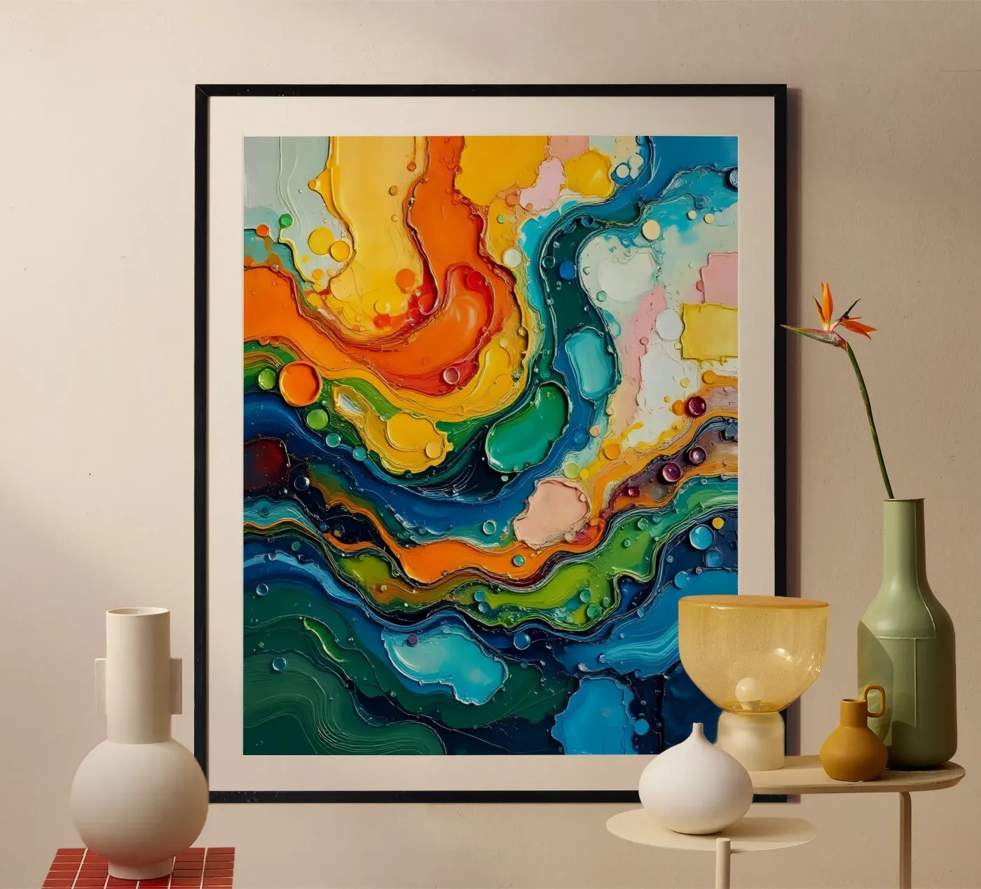 Colour gradient_4 poster by Farb- und Blütenzauber by LK