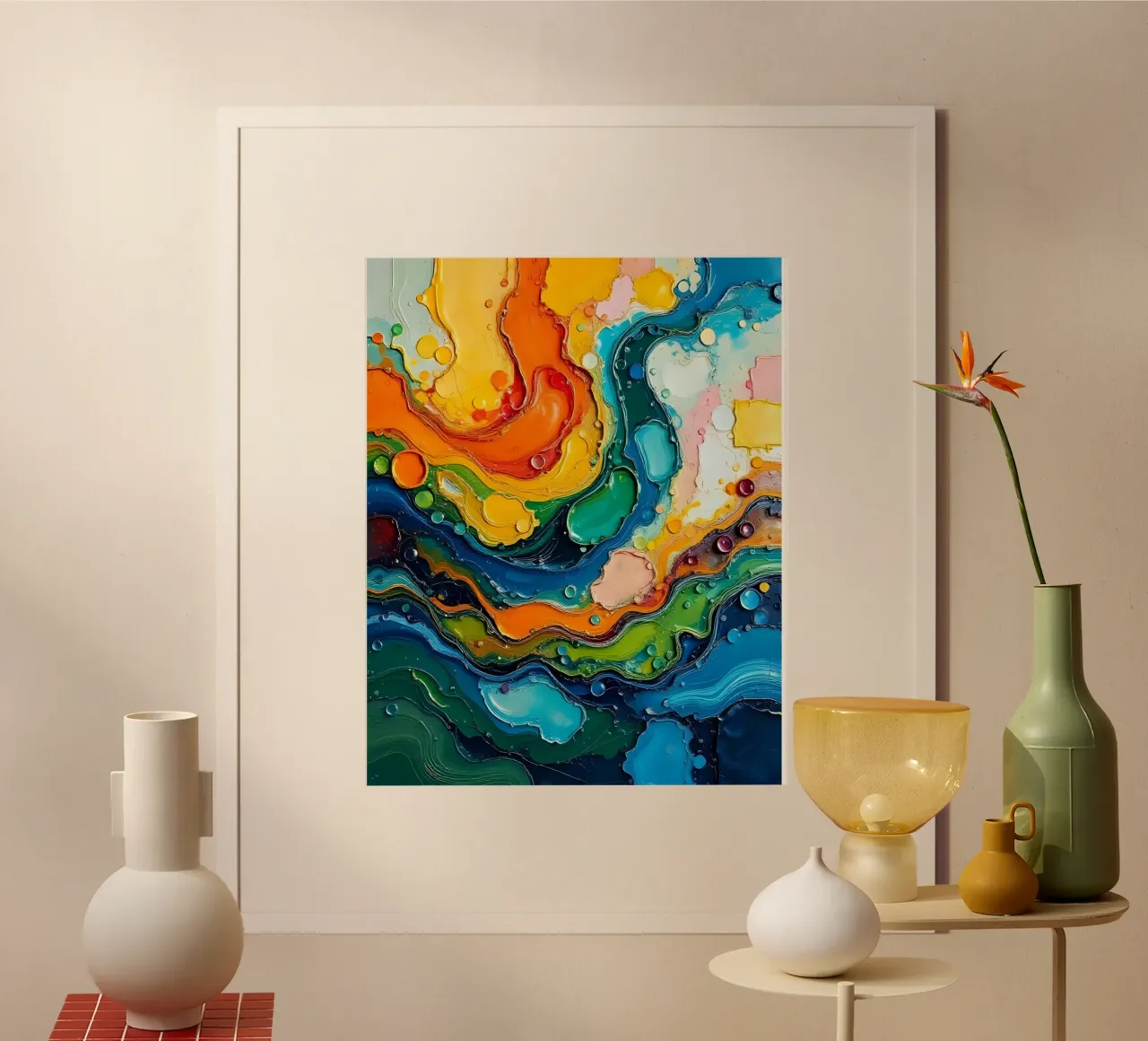 Colour gradient_4 poster by Farb- und Blütenzauber by LK