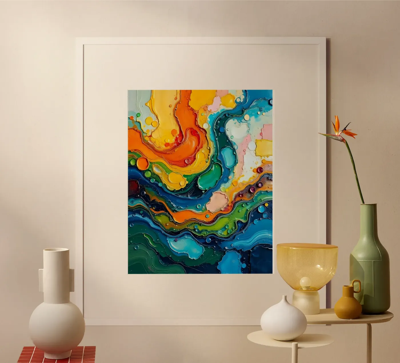 Colour gradient_4 poster by Farb- und Blütenzauber by LK