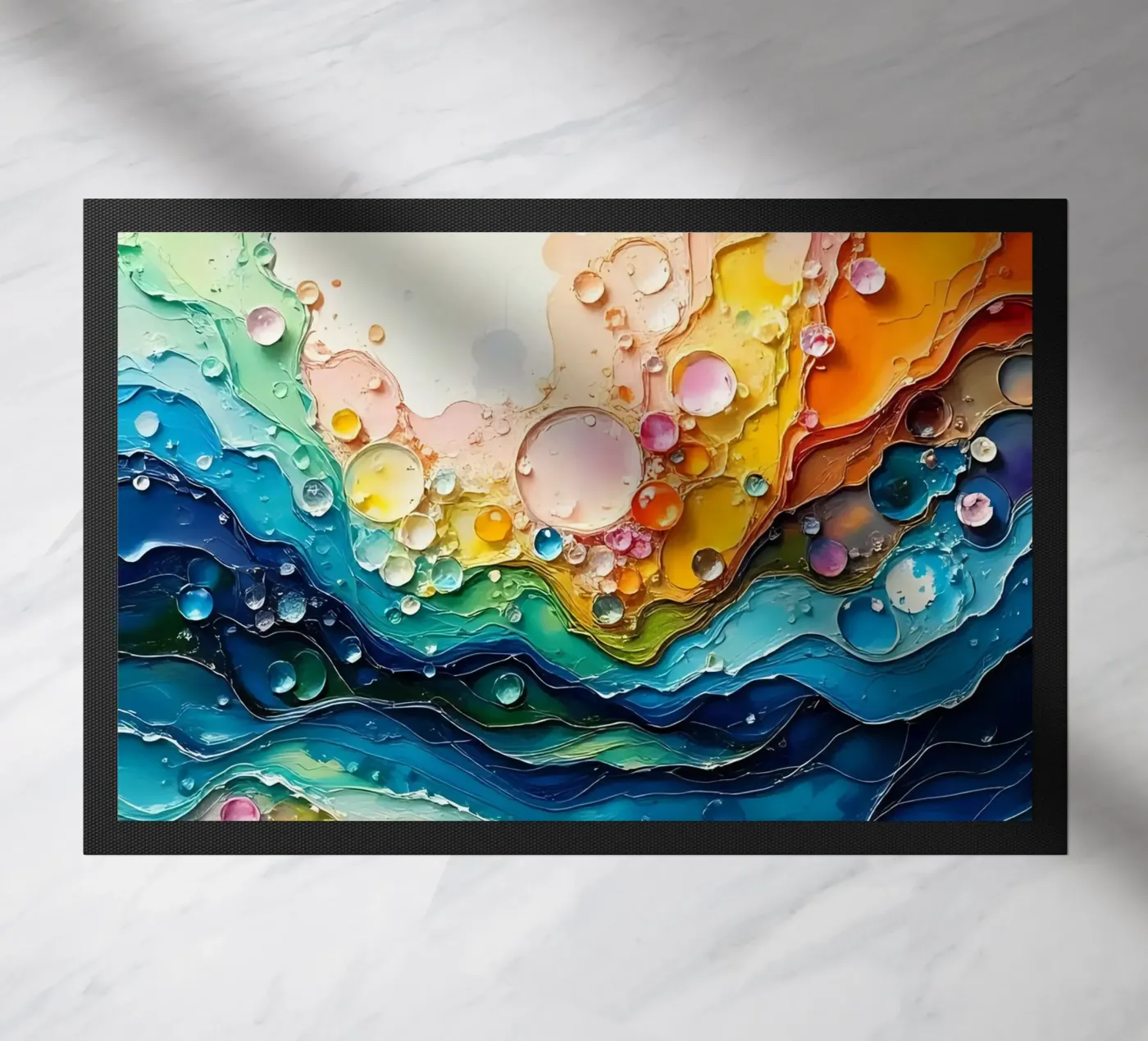 Colore sfumato_5 zerbino da Farb- und Blütenzauber by LK