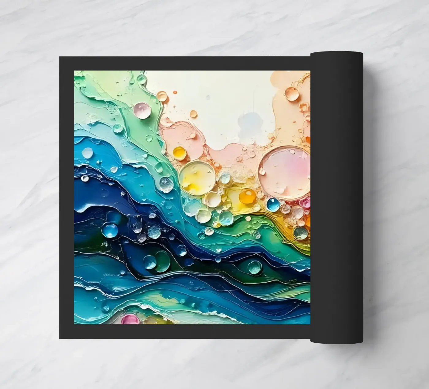 Colore sfumato_5 zerbino da Farb- und Blütenzauber by LK