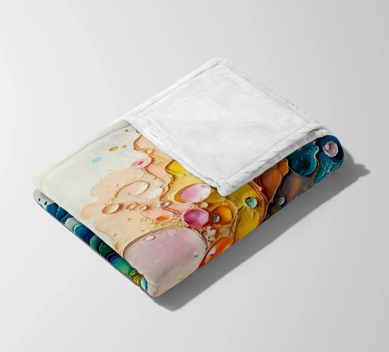 Colour gradient_5 Fleecedecke von Farb- und Blütenzauber by LK