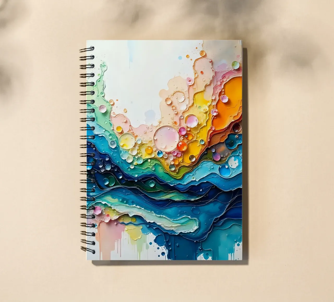 Colour gradient_5 spiral notebook by Farb- und Blütenzauber by LK