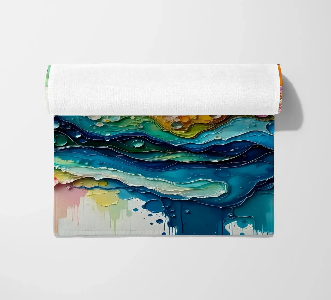 Colour gradient_5 beach towel by Farb- und Blütenzauber by LK