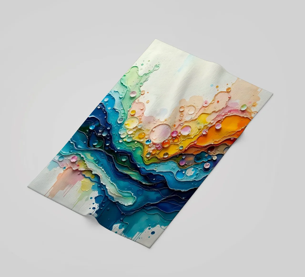 Colour gradient_5 beach towel by Farb- und Blütenzauber by LK