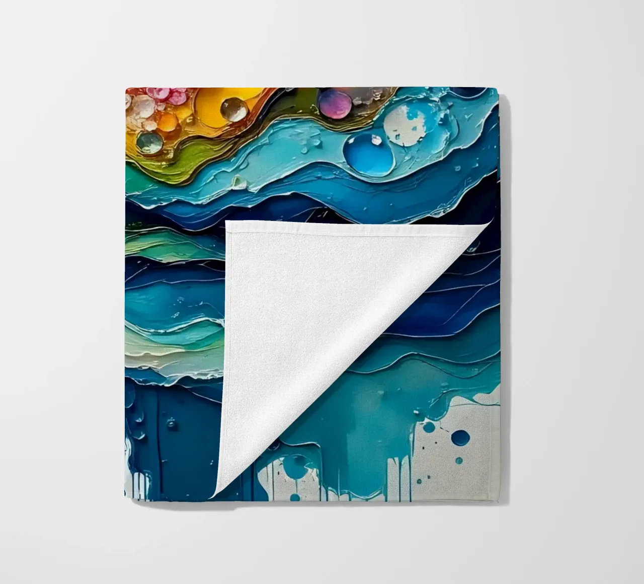Colour gradient_5 beach towel by Farb- und Blütenzauber by LK