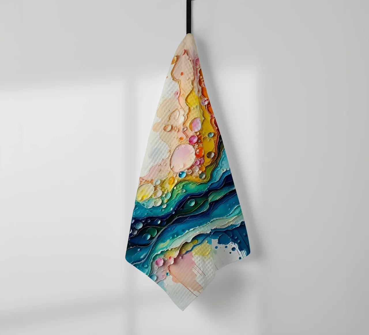 Colour gradient_5 tea towel by Farb- und Blütenzauber by LK