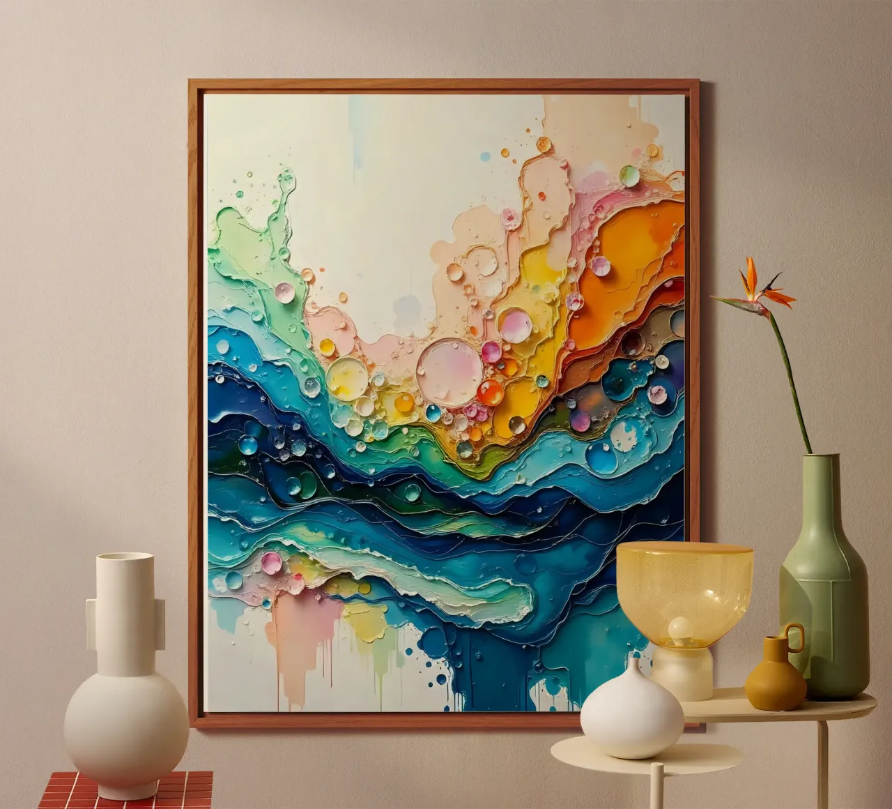 Colour gradient_5 forex plate by Farb- und Blütenzauber by LK