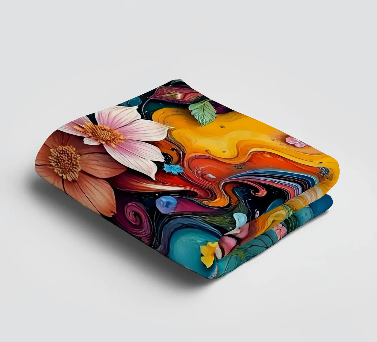 Face in picture_3 towel by Farb- und Blütenzauber by LK
