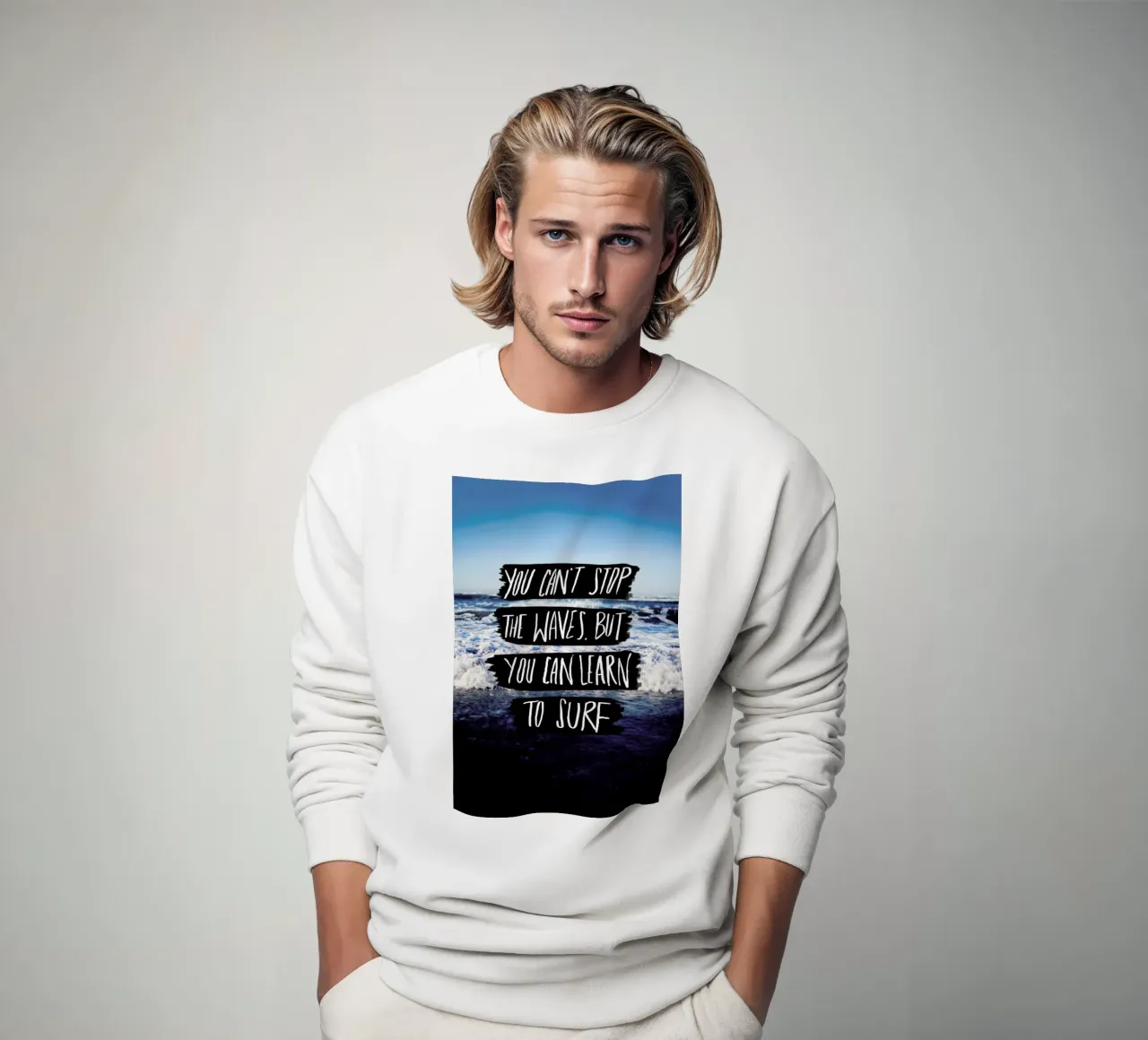 Learn to Surf felpa da Leah Flores