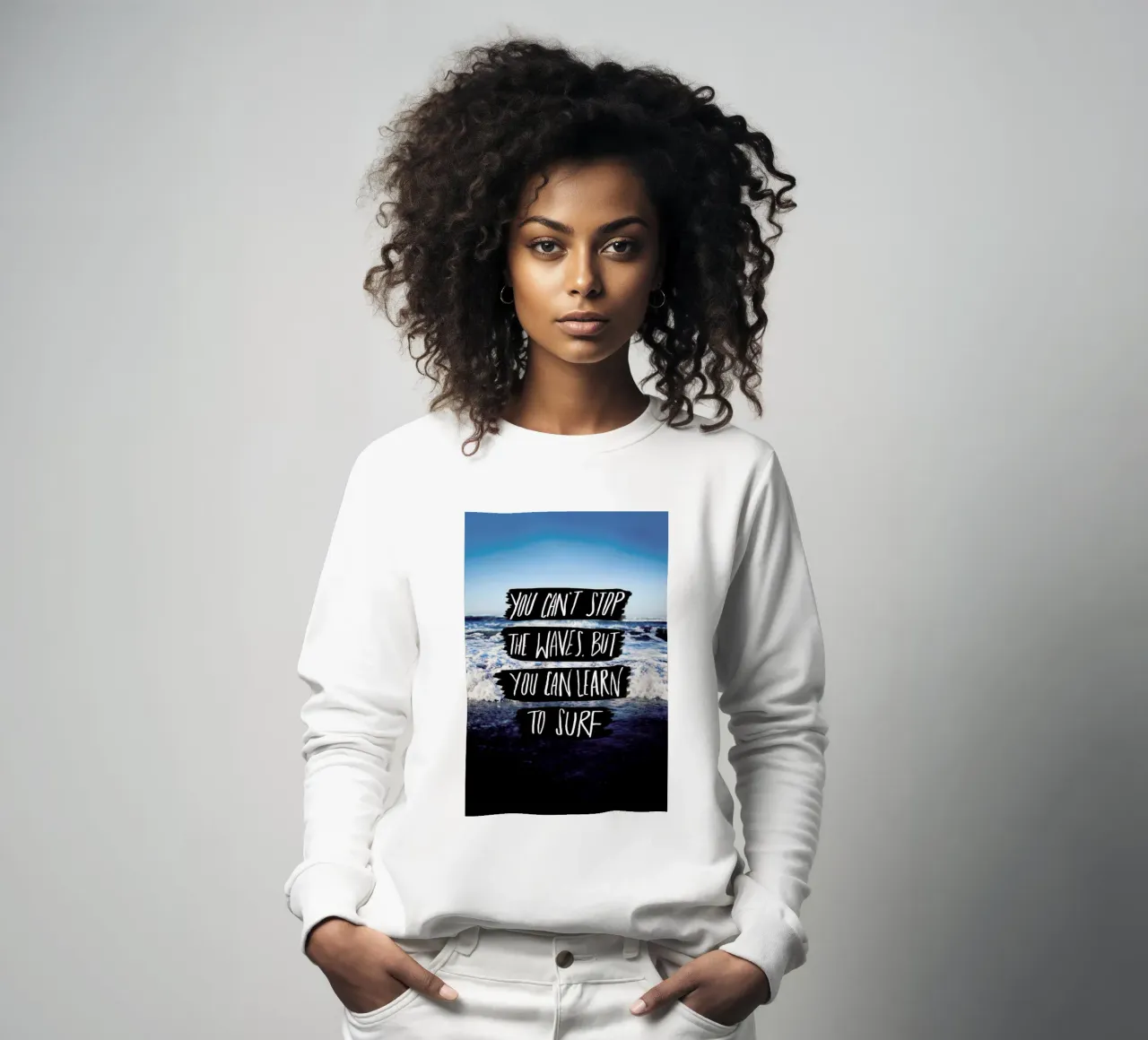 Learn to Surf felpa da Leah Flores