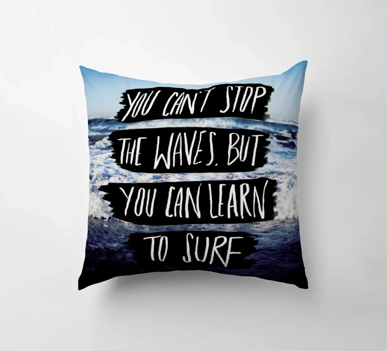 Learn to Surf cojín de Leah Flores