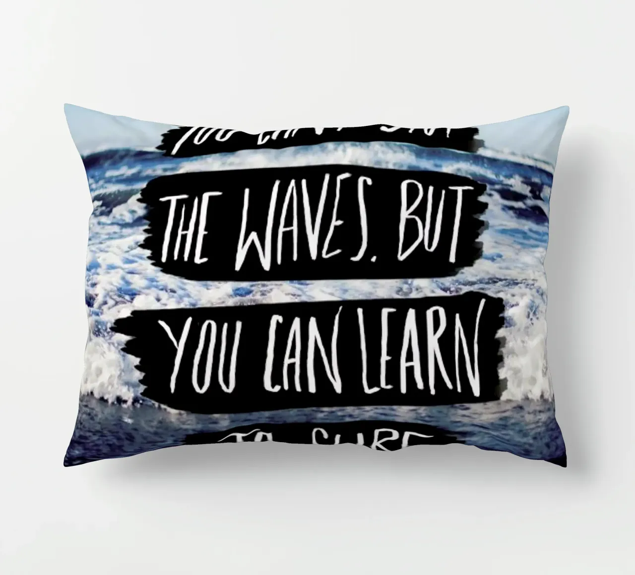 Learn to Surf cojín de Leah Flores
