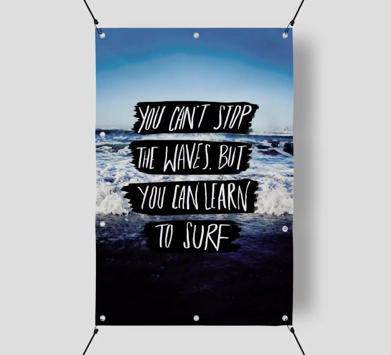 Learn to Surf telo in pvc da Leah Flores